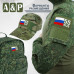 Шеврон на липучке «55 регион». Размер 80х50 мм. 